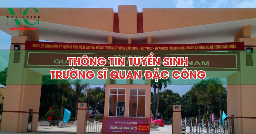Thông tin tuyển sinh Trường Sĩ quan Đặc công 2023