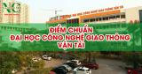 Điểm chuẩn Đại học Công nghệ Giao thông Vận tải (UTT) năm 2025