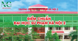 Điểm chuẩn Đại Học Sư Phạm Hà Nội 2 (HPU2) năm 2025