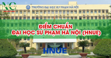 Điểm chuẩn Đại học Sư phạm Hà Nội (HNUE) năm 2025