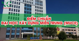 Điểm chuẩn Đại học Xây dựng Miền Trung (MUCE) năm 2025
