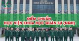 Điểm chuẩn Học viện Khoa học Quân sự (MSA) 2025